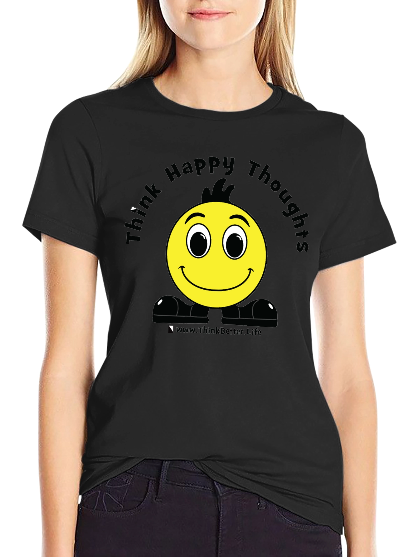 Think Happy Thoughts Graphic T-Shirt
