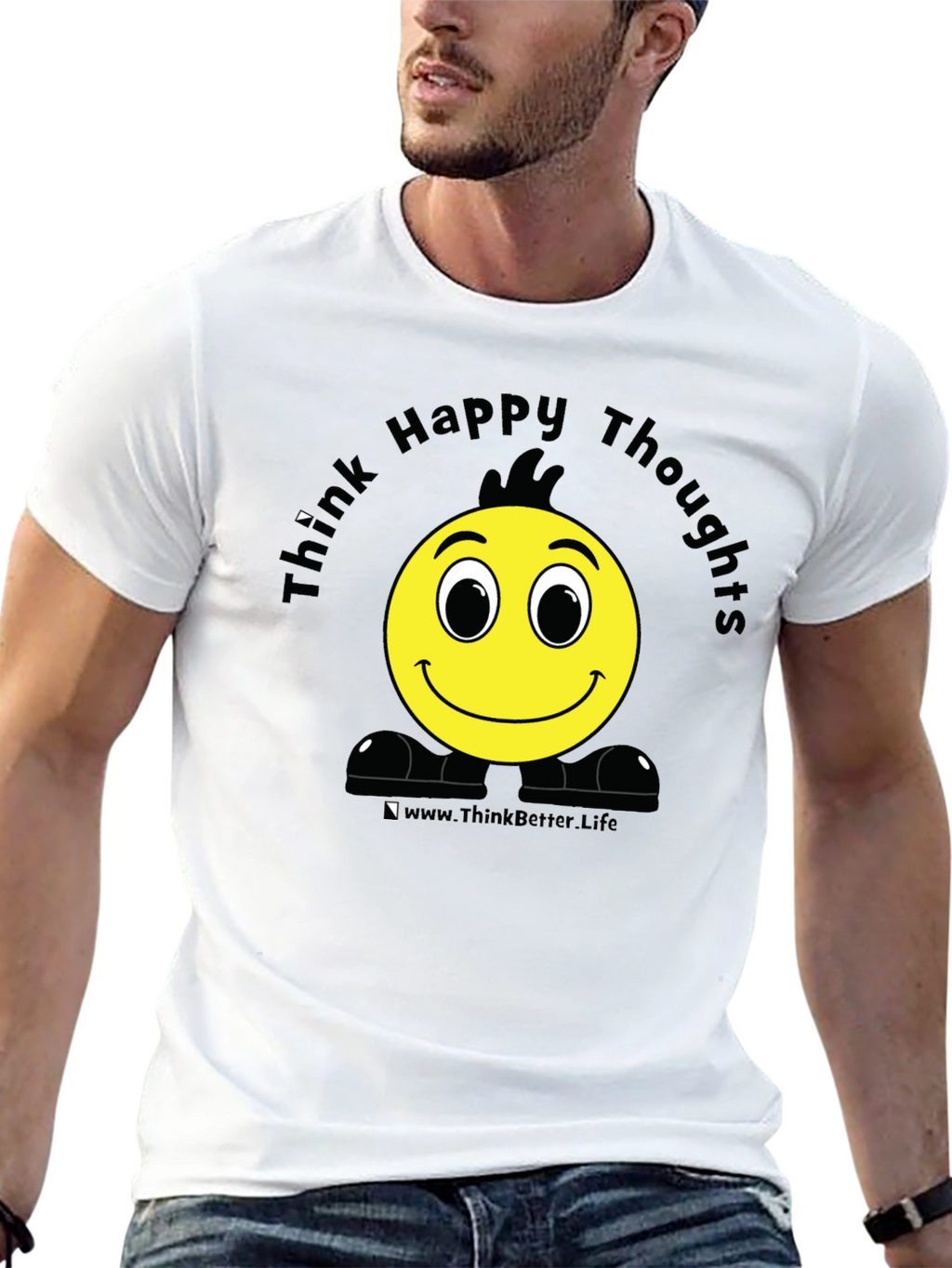 Think Happy Thoughts Graphic T-Shirt