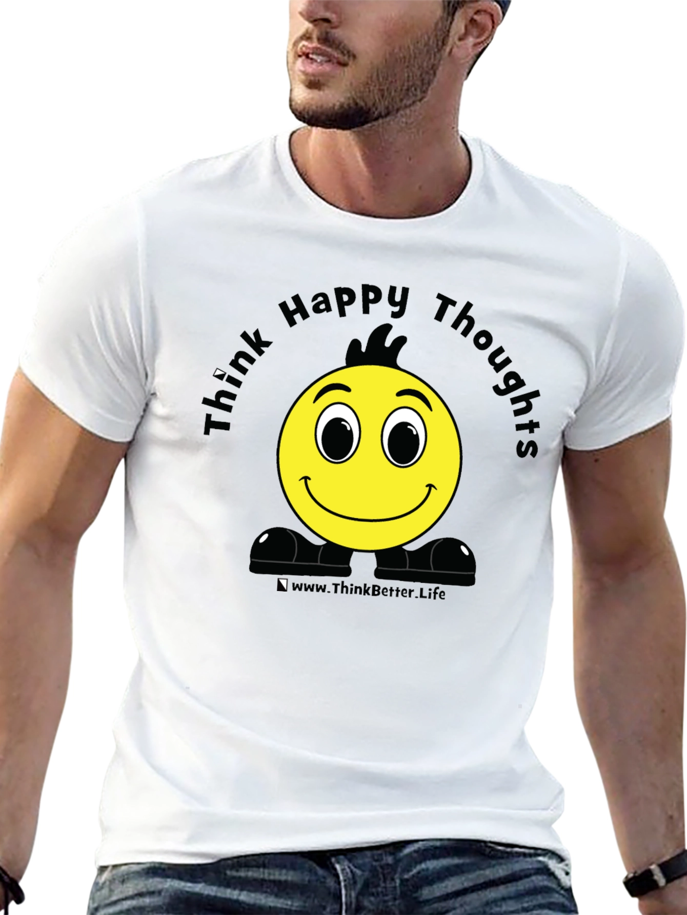 Think Happy Thoughts Graphic T-Shirt