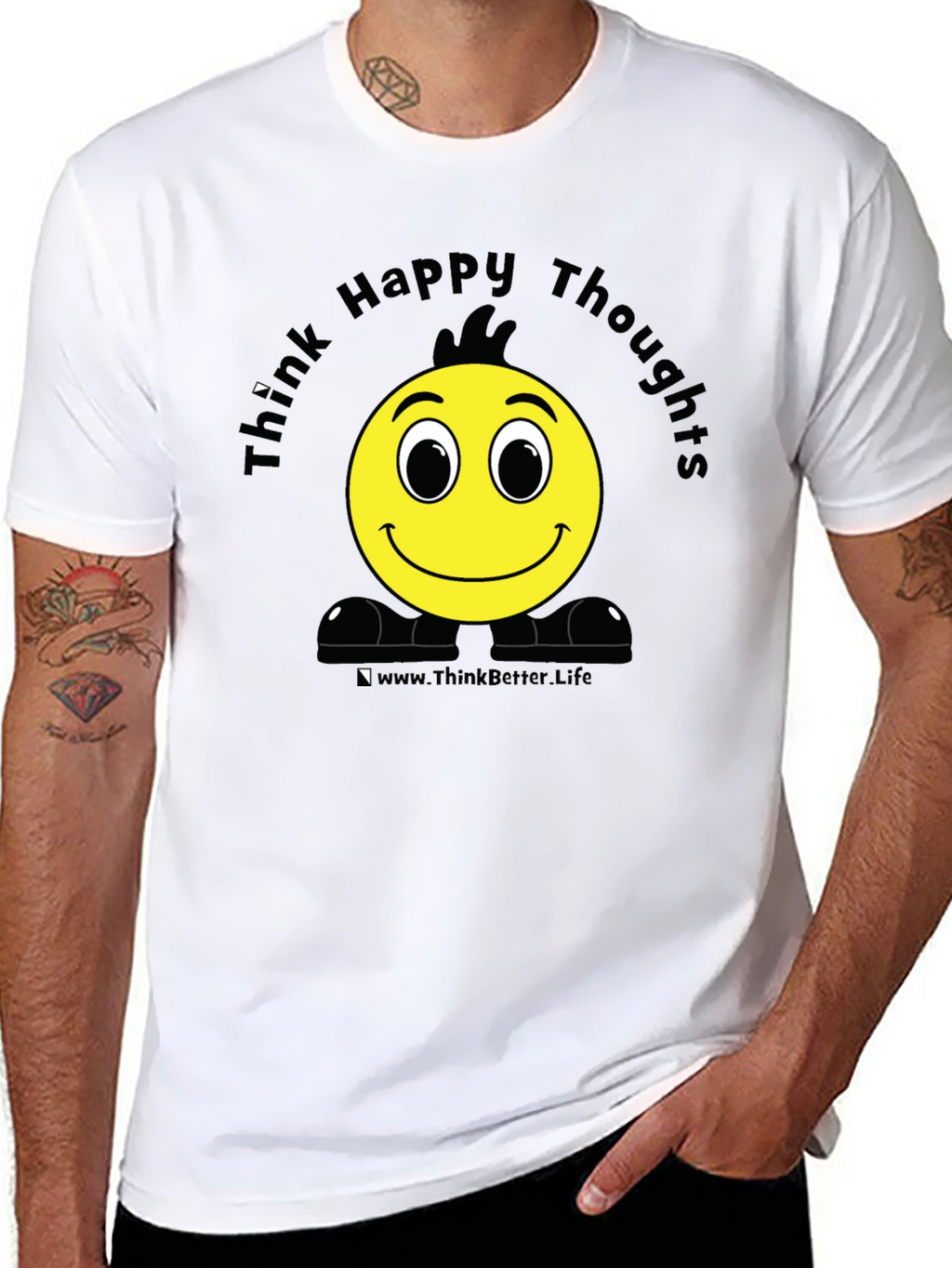 Think Happy Thoughts Graphic T-Shirt