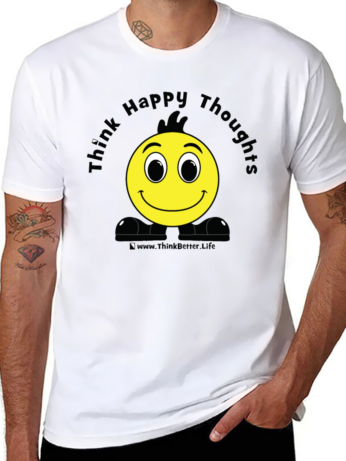 Think Happy Thoughts Graphic T-Shirt