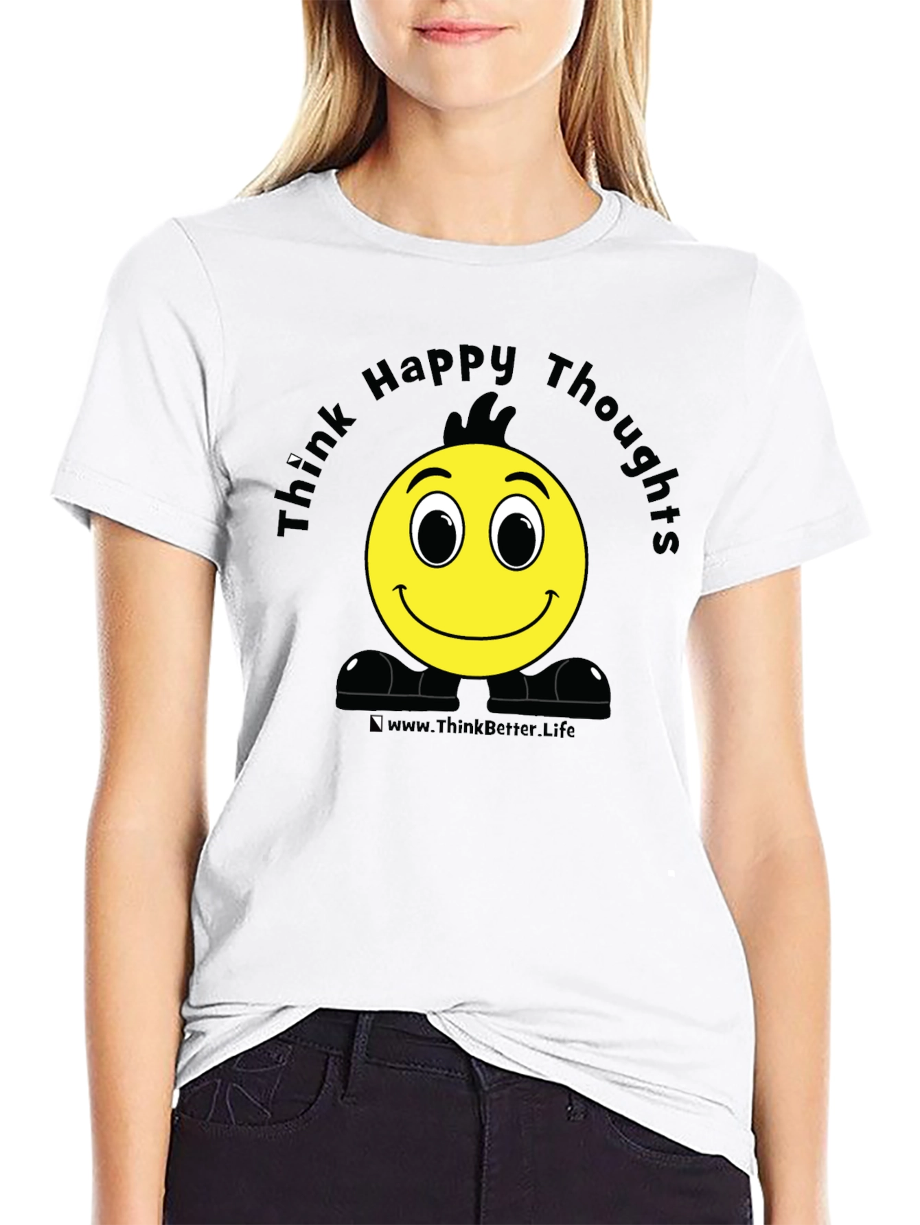 Think Happy Thoughts Graphic T-Shirt
