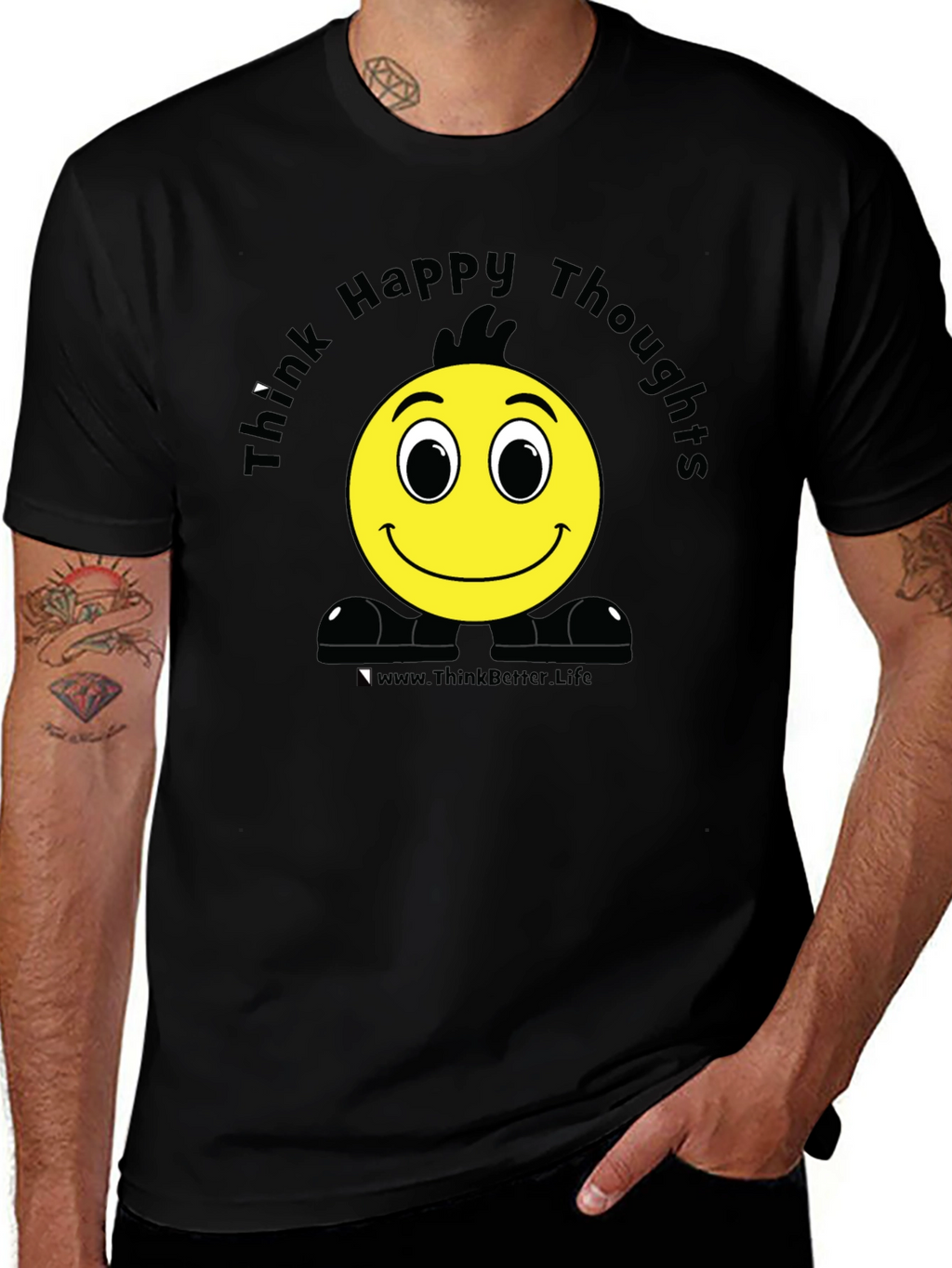 Think Happy Thoughts Graphic T-Shirt
