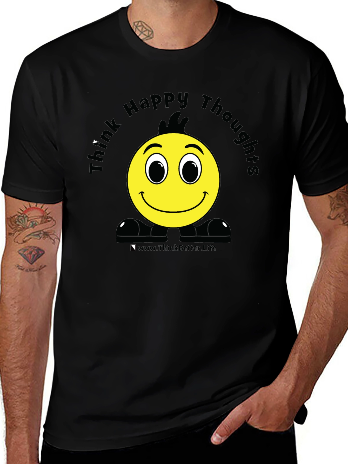 Think Happy Thoughts Graphic T-Shirt