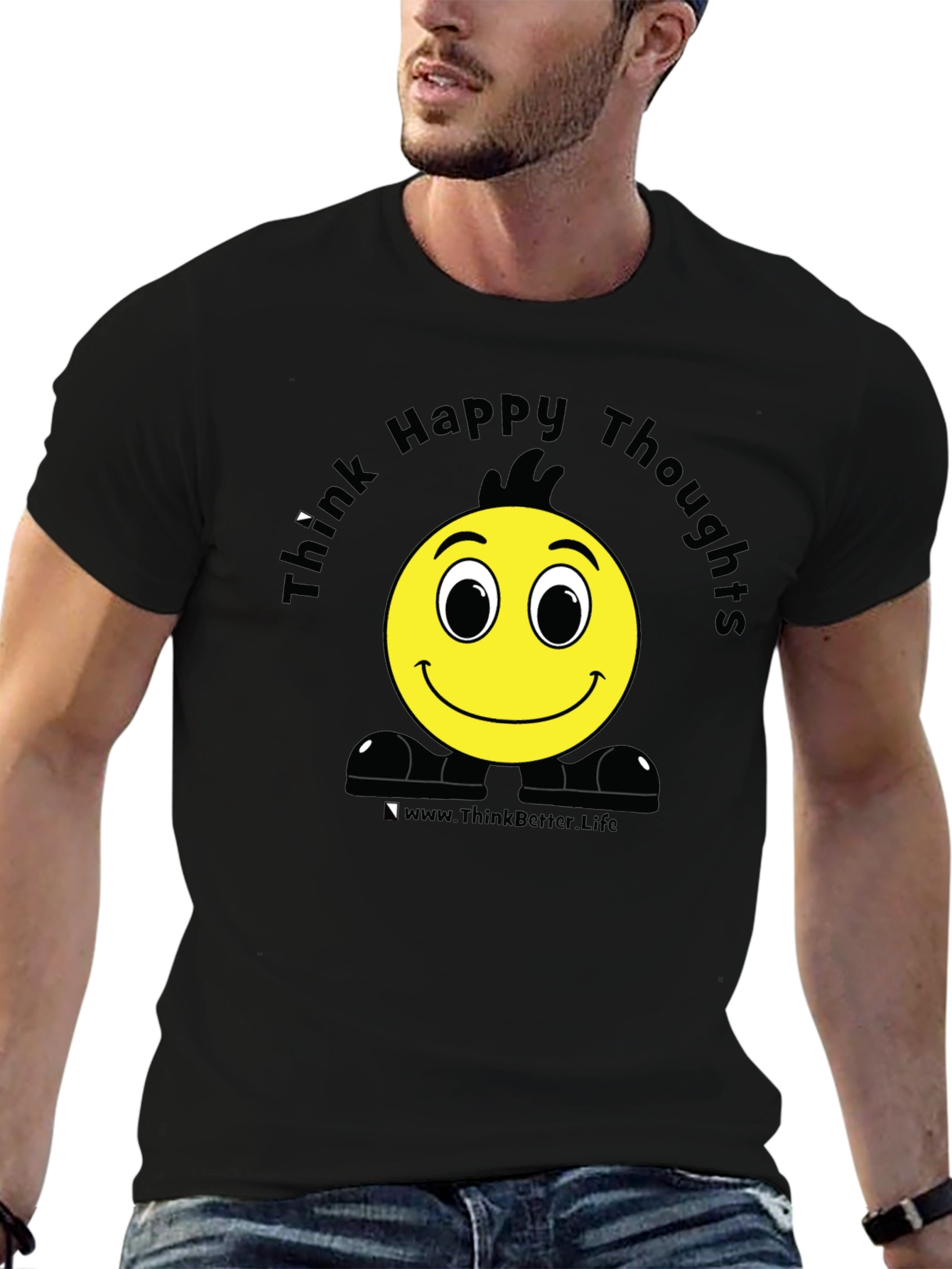 Think Happy Thoughts Graphic T-Shirt