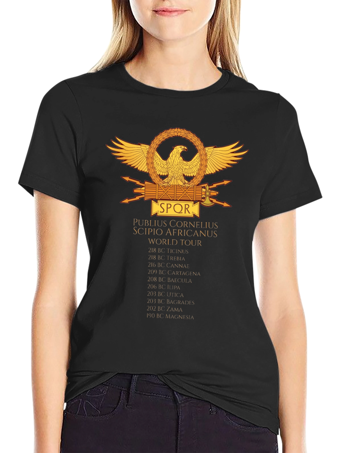 SPQR Publius Cornelius Scipio Africanus World Tour T-Shirt