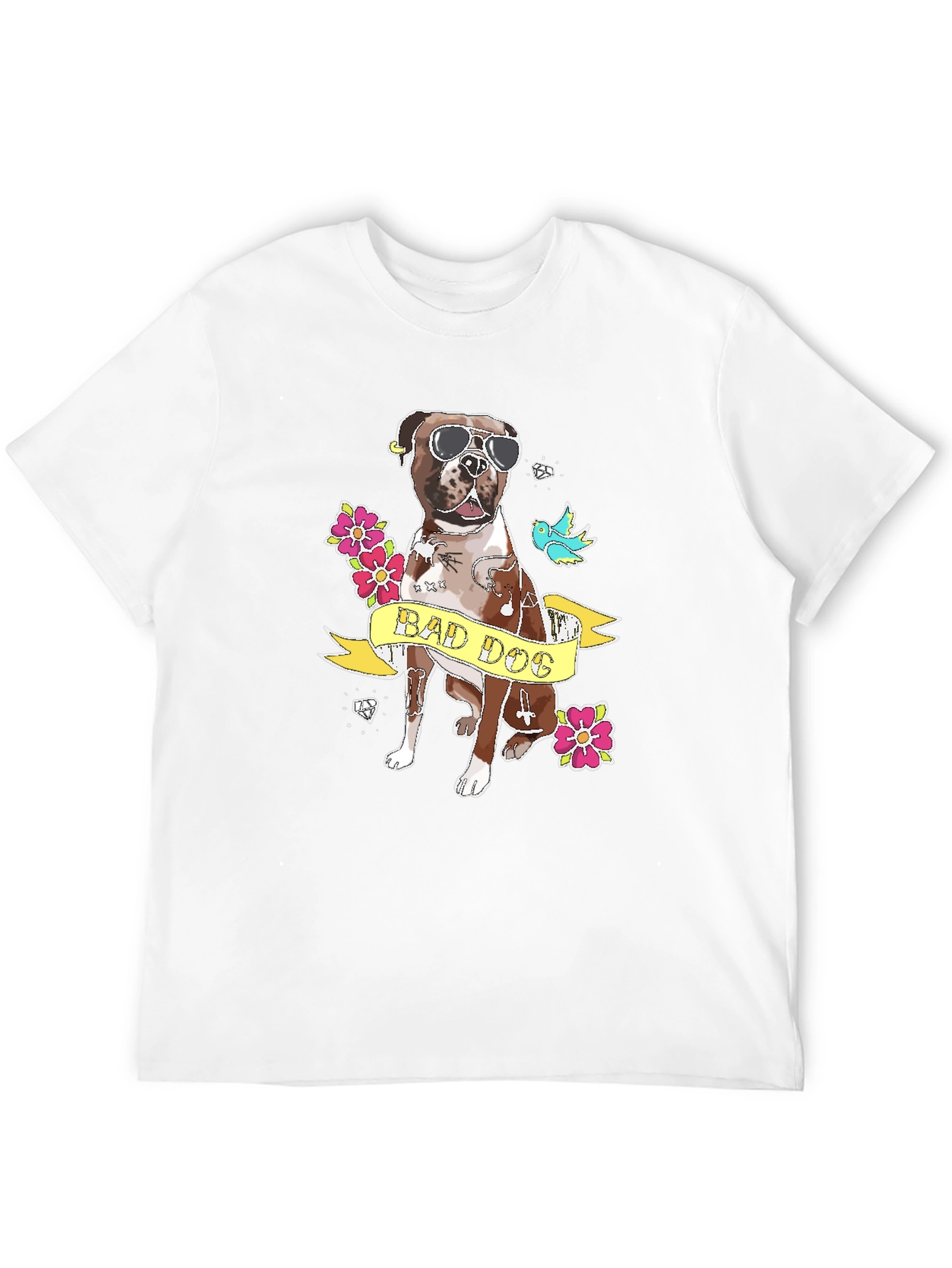 Bad Dog Graphic T-Shirt - Black