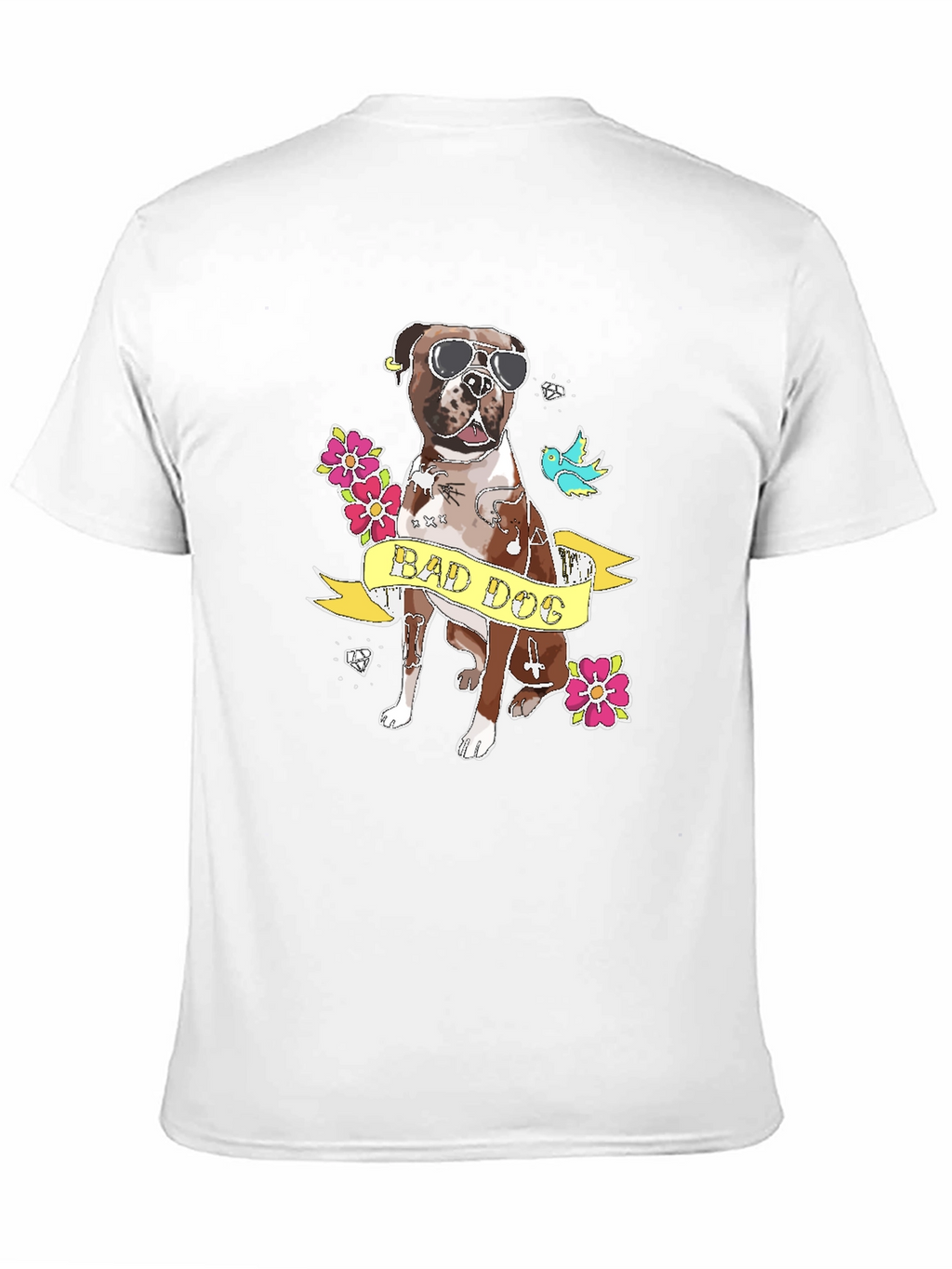 Bad Dog Graphic T-Shirt - Black