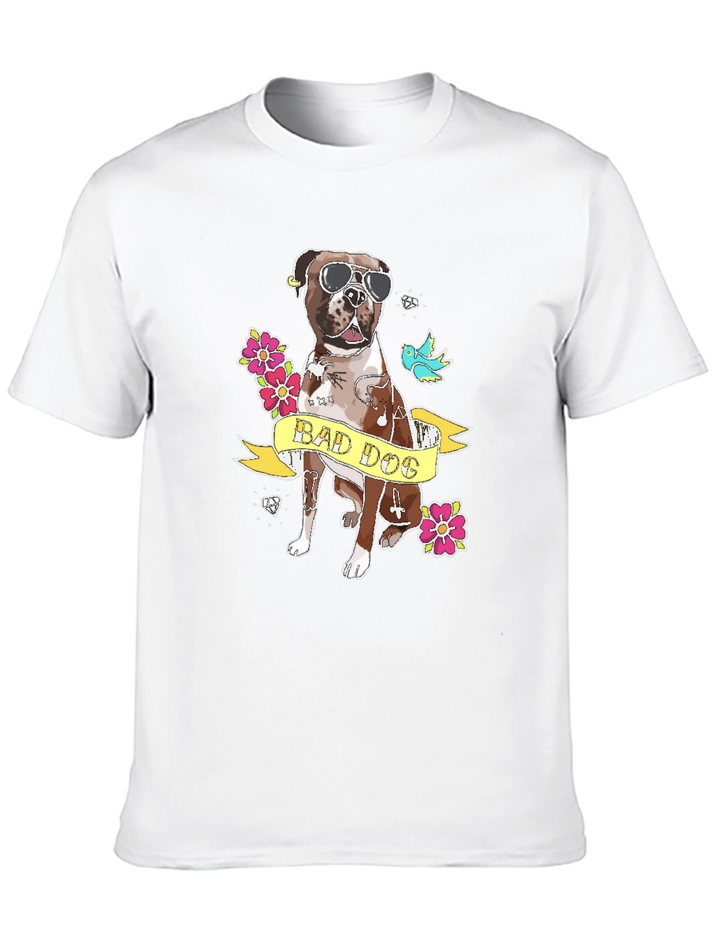 Bad Dog Graphic T-Shirt - Black