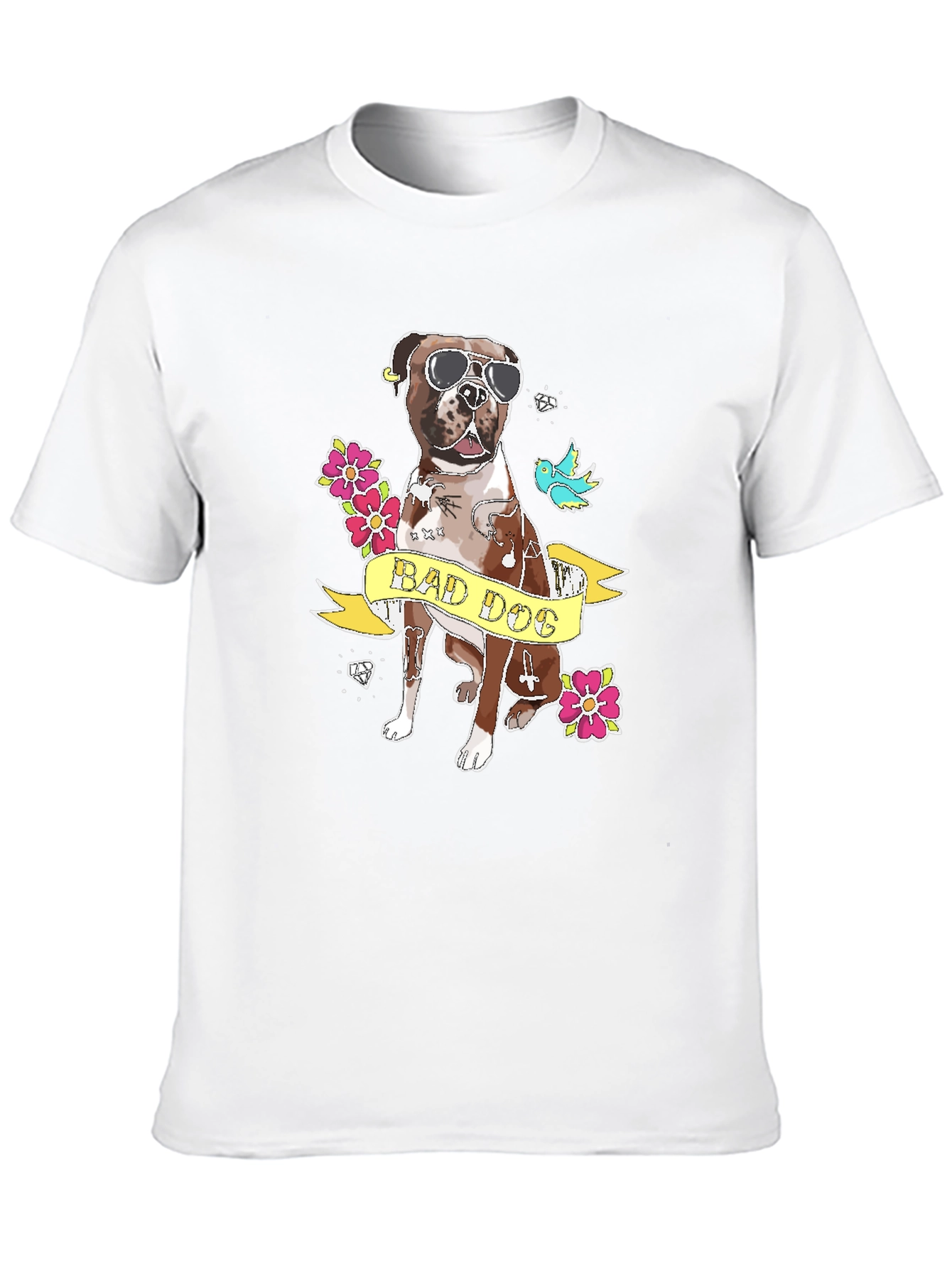 Bad Dog Graphic T-Shirt - Black