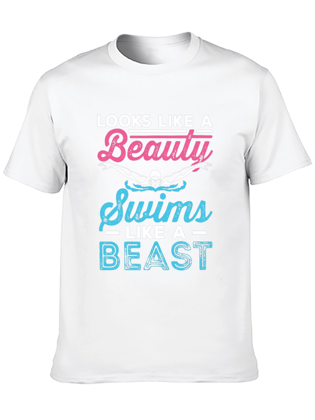 Beauty & Beast Swimmer Graphic T-Shirt