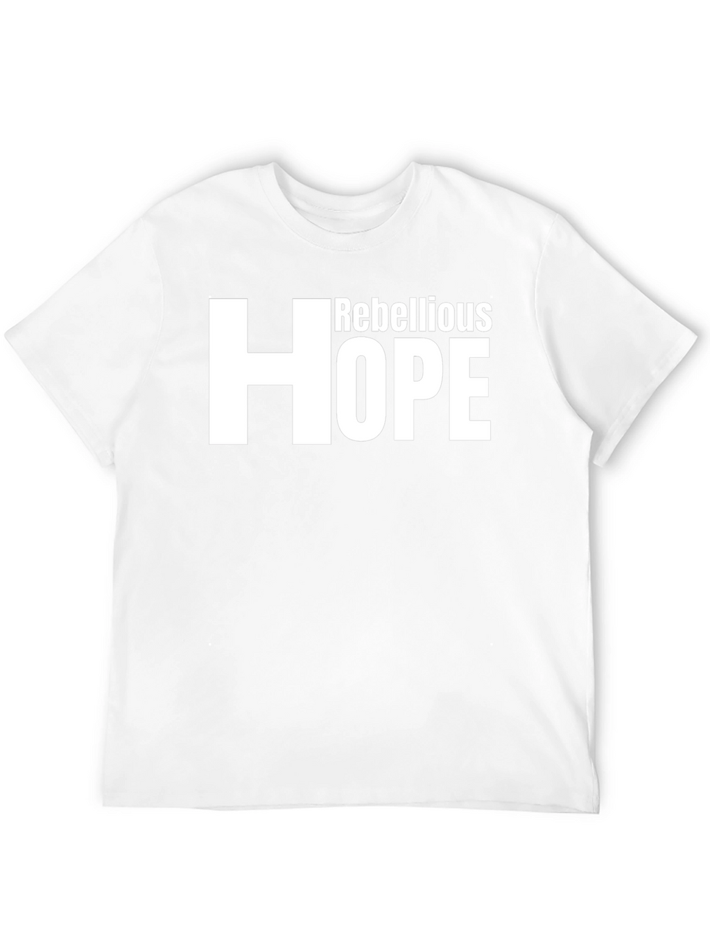 Rebellious Hope Graphic Tee - Mens Fashion