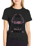 Classy & Fabulous Journalist Wife T-Shirt