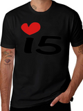 I Heart 15 Black T-Shirt