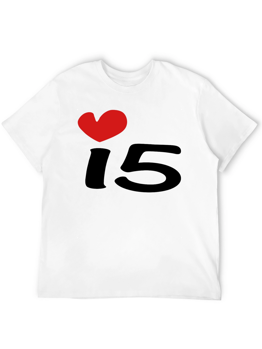 I Heart 15 Black T-Shirt