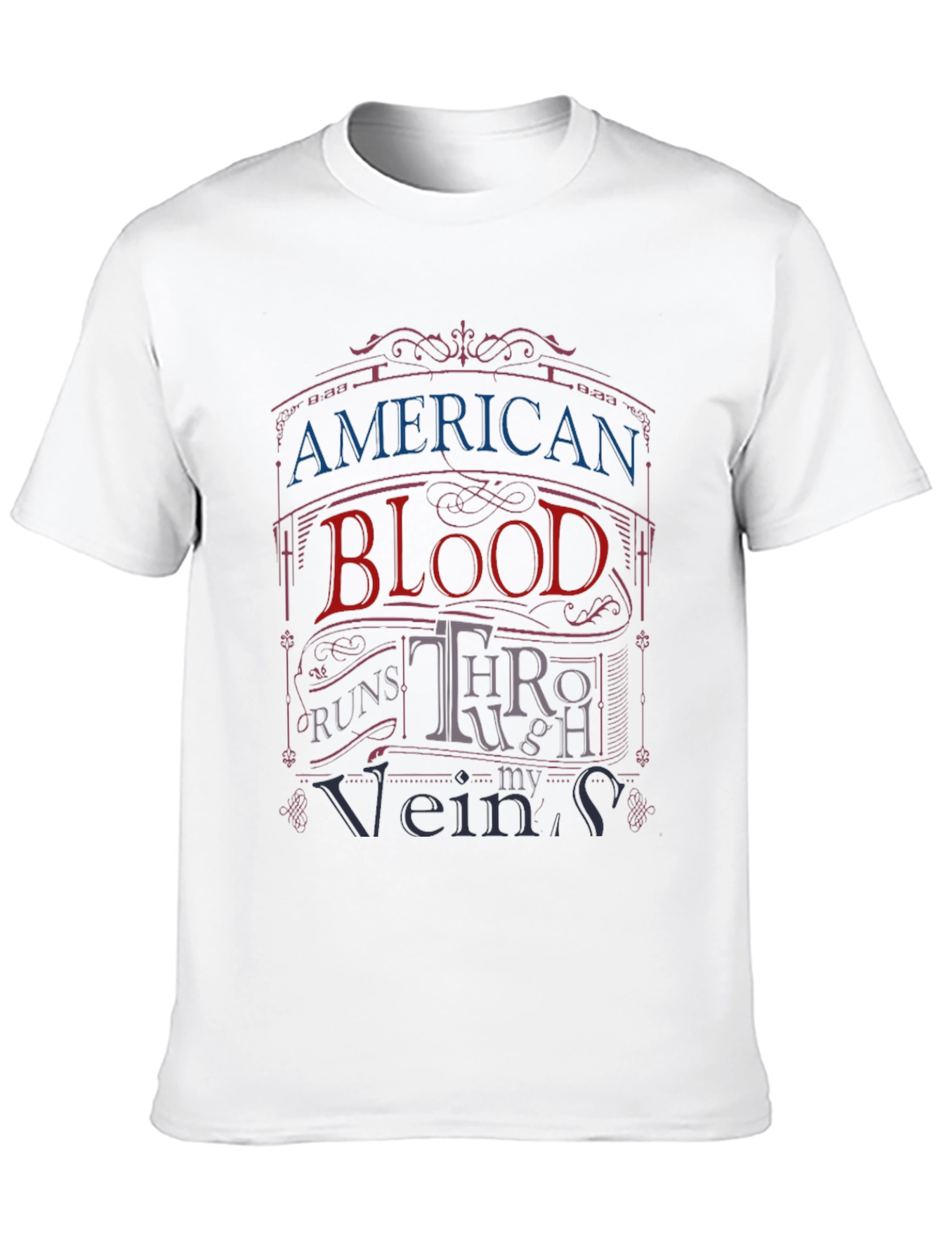 American Blood Runs Through My Veins T-Shirt