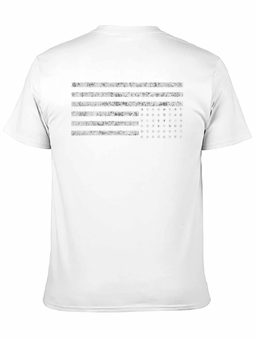 Distressed US Flag Graphic T-Shirt
