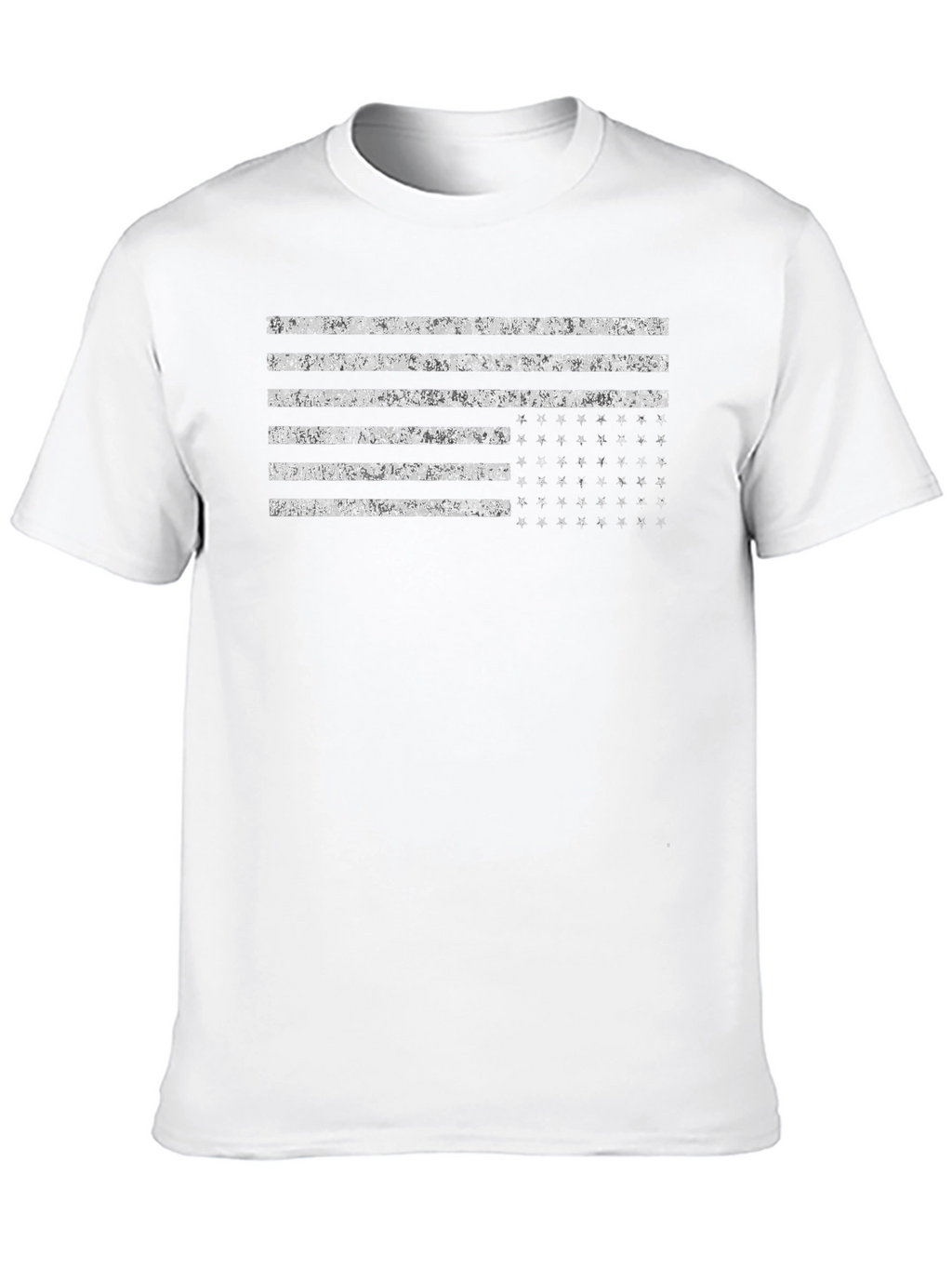 Distressed US Flag Graphic T-Shirt