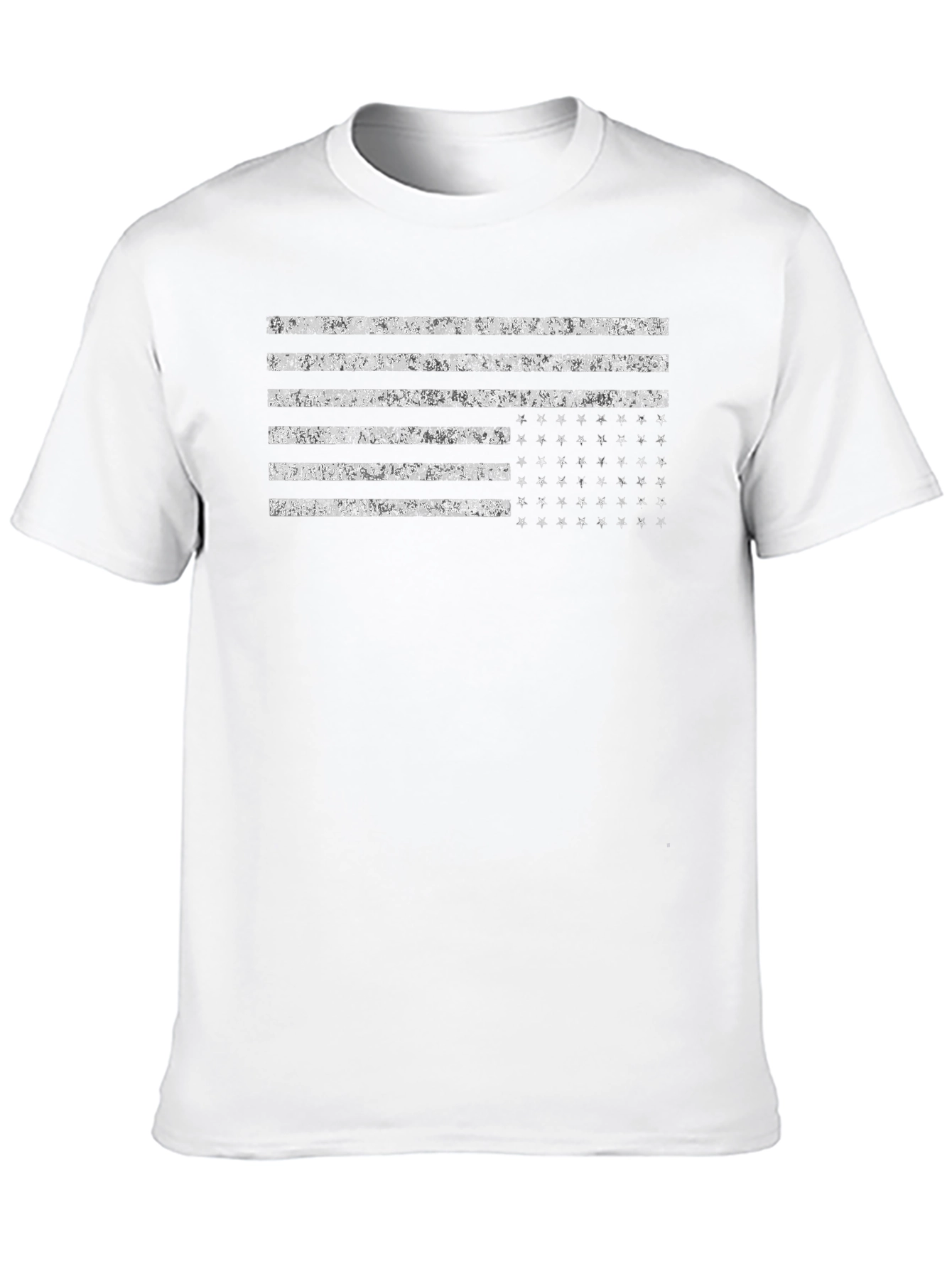 Distressed US Flag Graphic T-Shirt