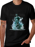 Plan and Keep Going Statue Graphic Tee