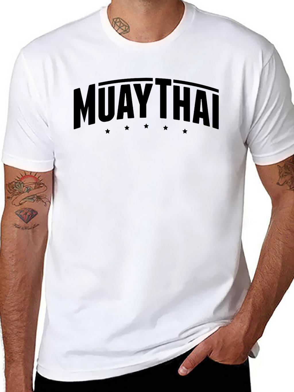 Muay Thai Black T-Shirt | Martial Arts Training Tee