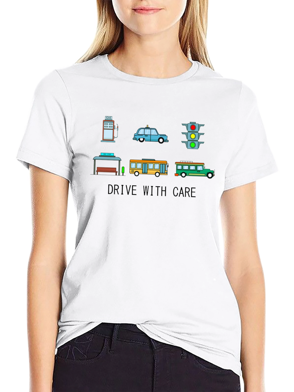 Drive with Care Graphic T-Shirt