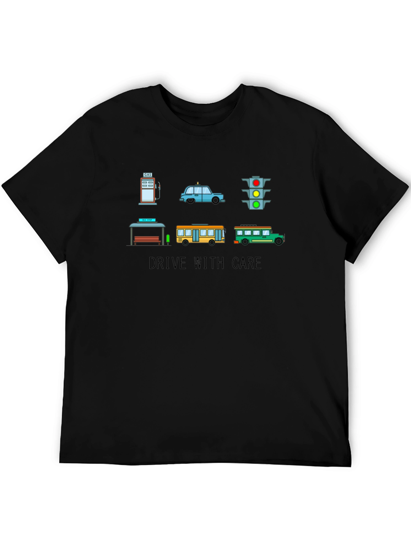 Drive with Care Graphic T-Shirt