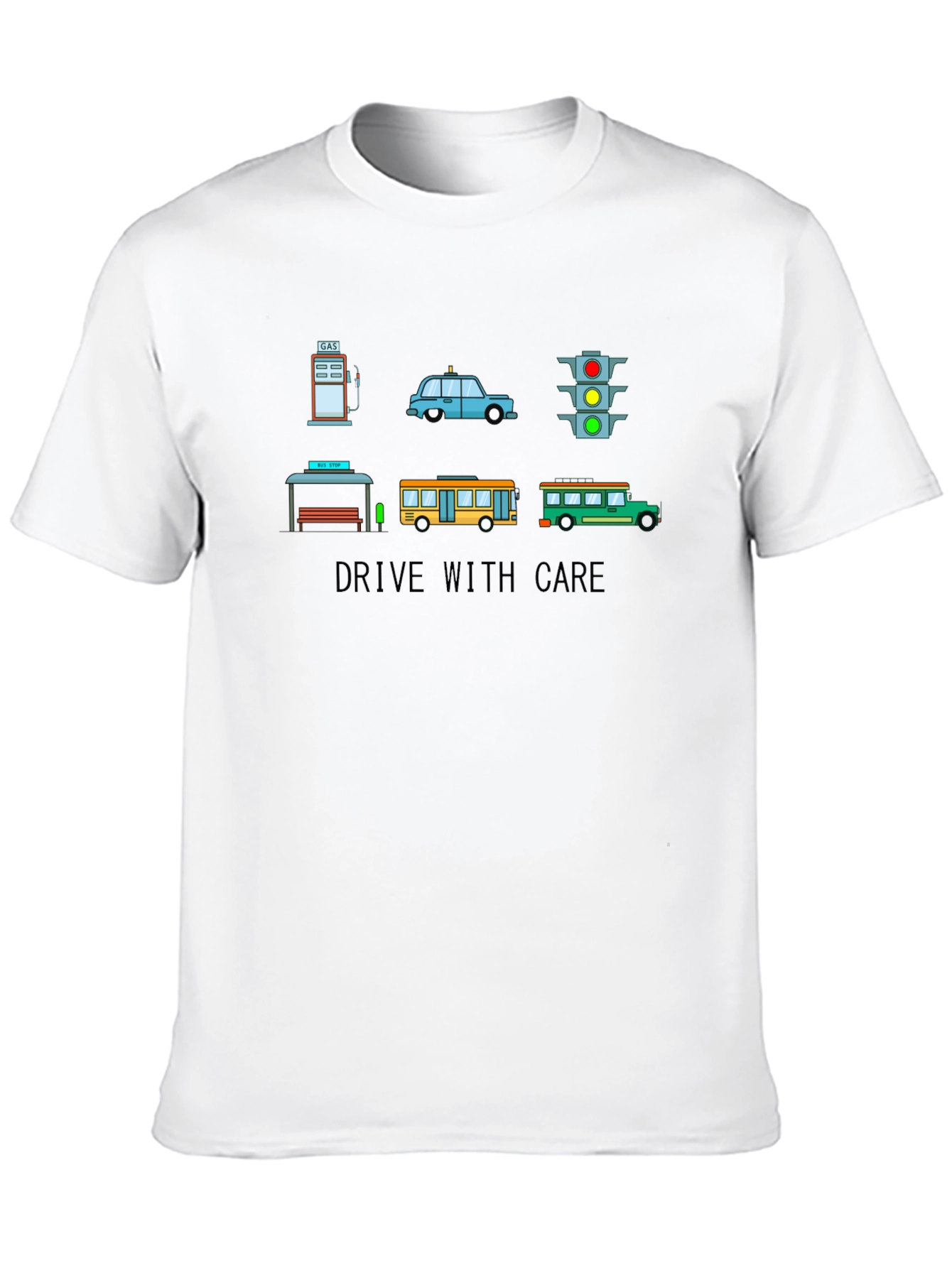 Drive with Care Graphic T-Shirt