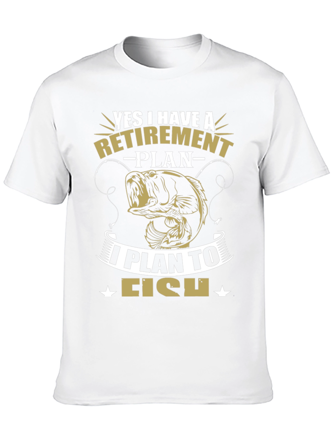 Retirement Plan Fishing Graphic Tee