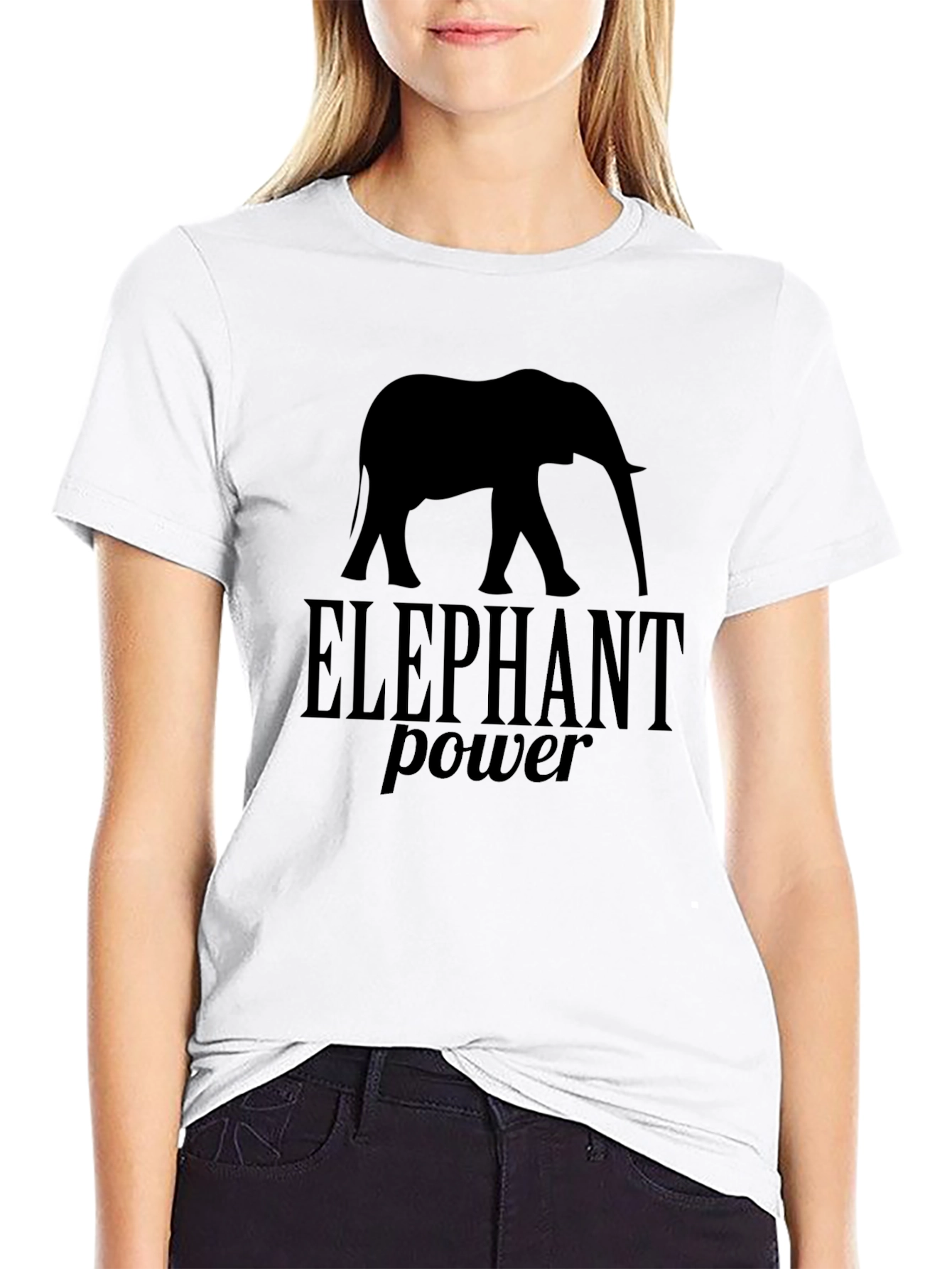 Elephant Power T-Shirt - Bold Graphic Tee