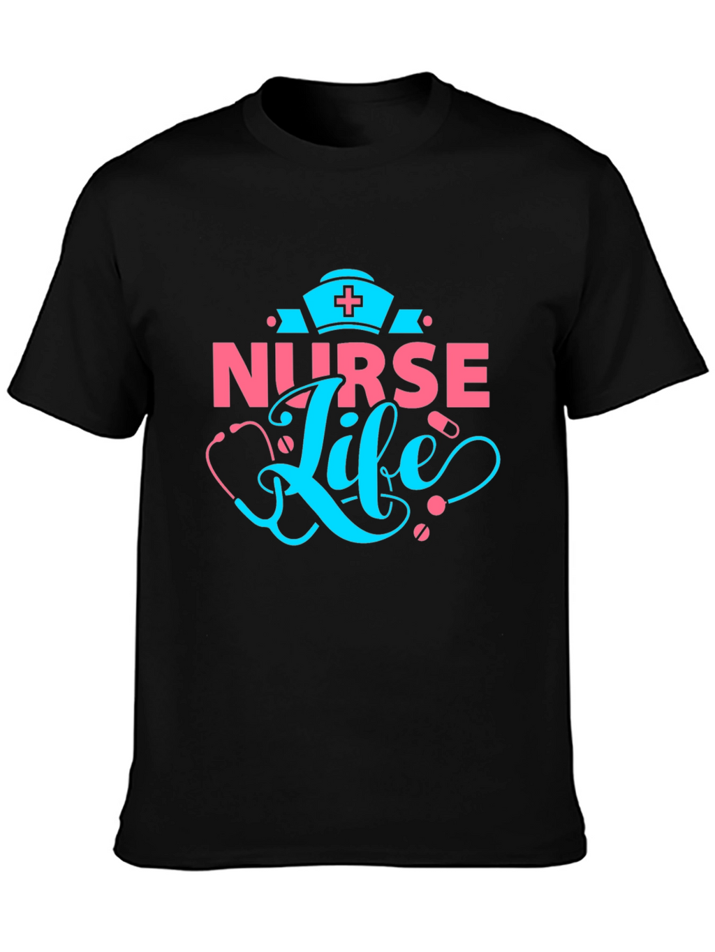 Nurse Life Graphic T-Shirt - Medical Professional Apparel
