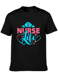 Nurse Life Graphic T-Shirt - Medical Professional Apparel