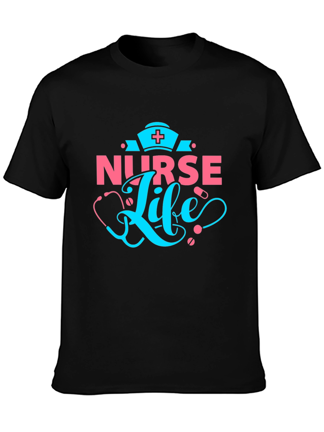 Nurse Life Graphic T-Shirt - Medical Professional Apparel