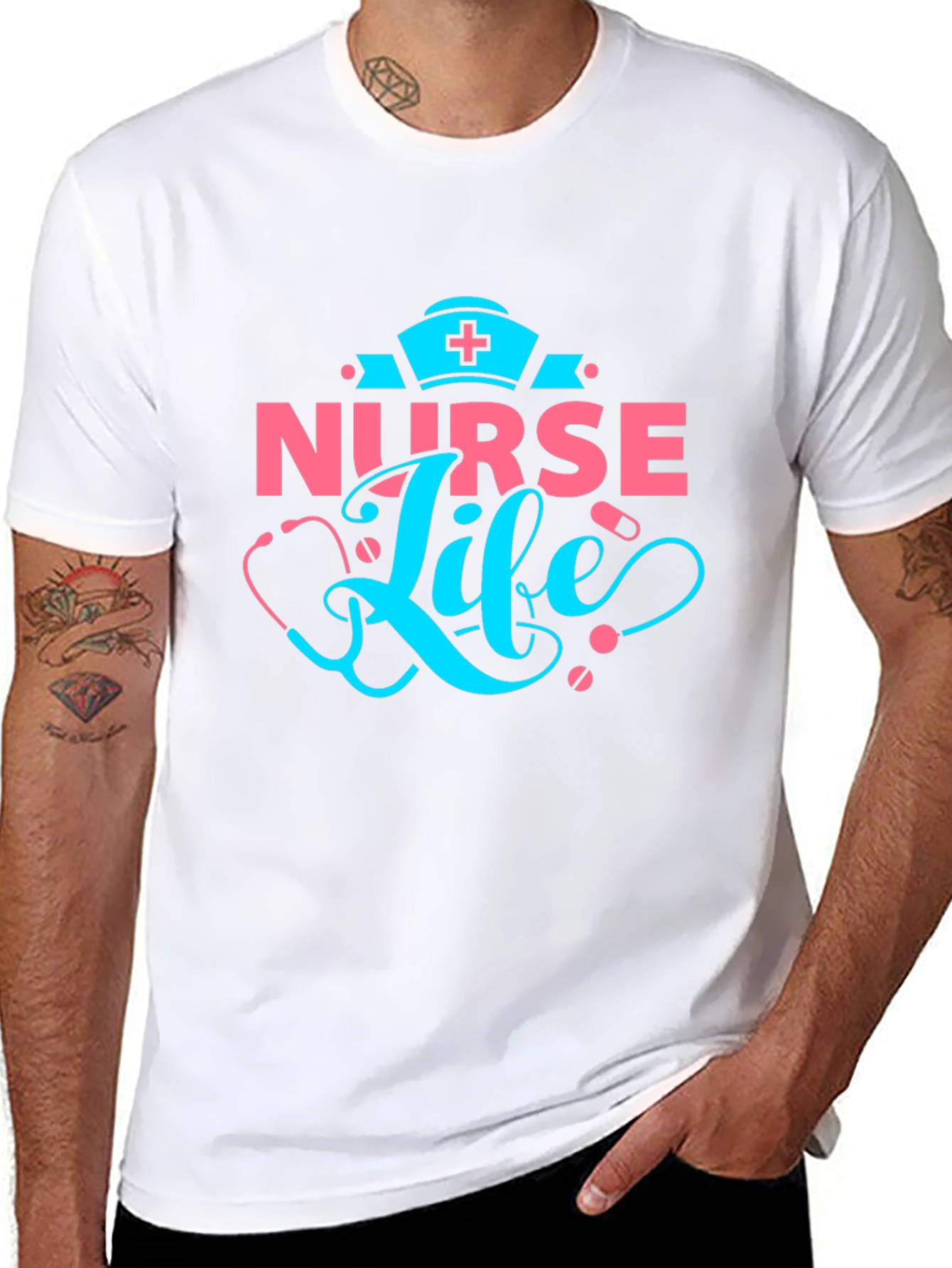 Nurse Life Graphic T-Shirt - Medical Professional Apparel