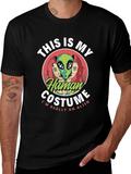 This Is My Human Costume Alien Graphic T-Shirt