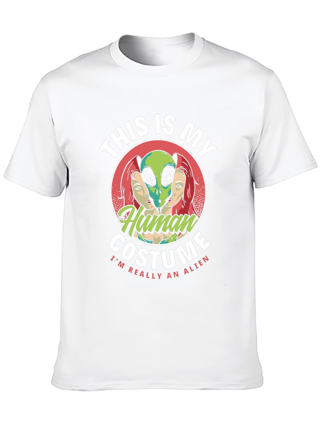 This Is My Human Costume Alien Graphic T-Shirt