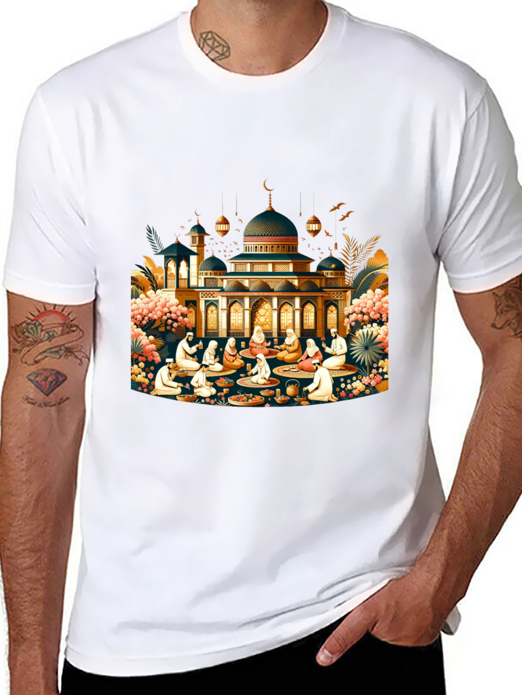 Eid Mubarak Mosque T-Shirt