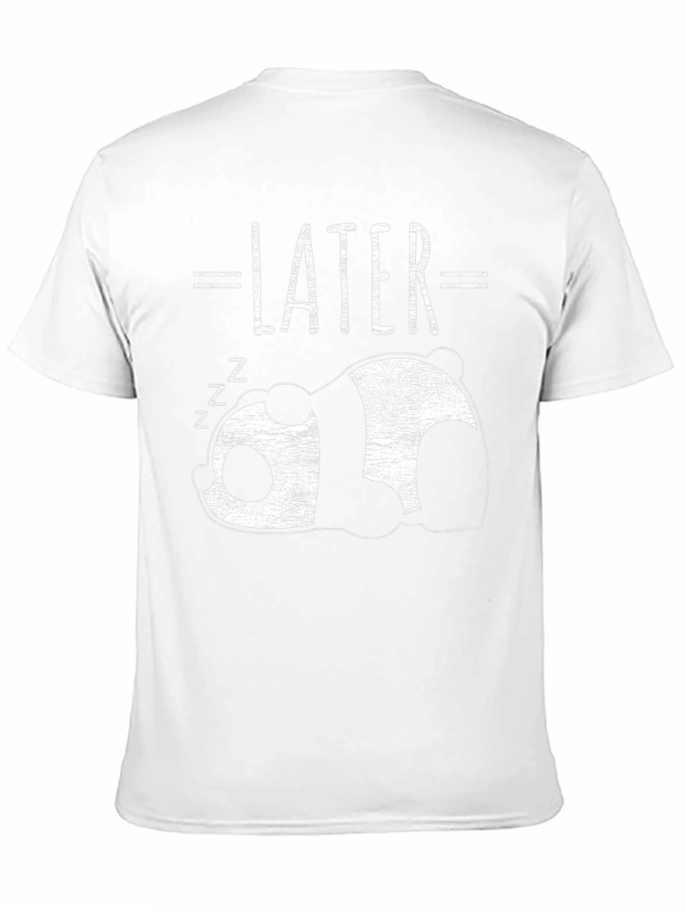 Later Panda T-Shirt - Relaxed and Comfortable Cotton Tee