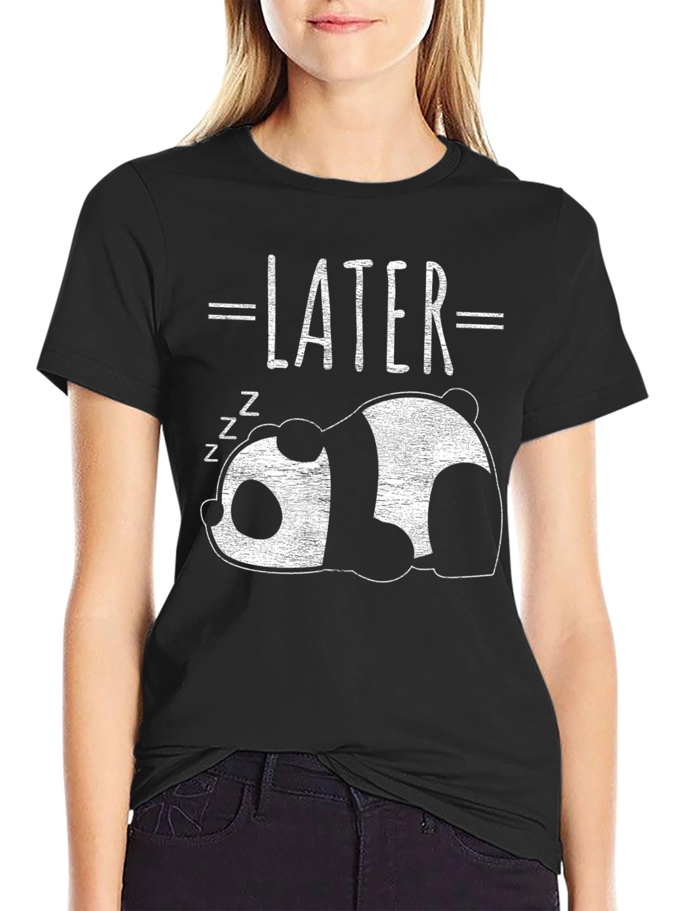 Later Panda T-Shirt - Relaxed and Comfortable Cotton Tee