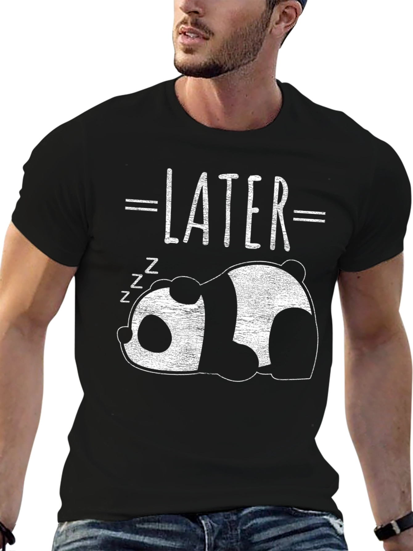Later Panda T-Shirt - Relaxed and Comfortable Cotton Tee