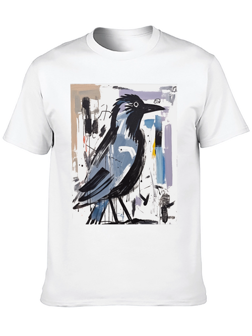 Abstract Crow Art Graphic T-Shirt