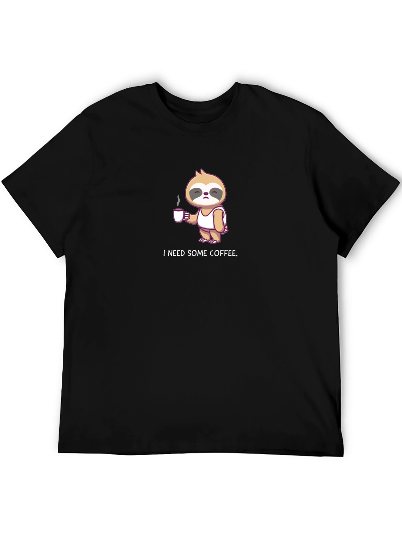 Sloth Coffee T-Shirt - Funny & Comfortable Casual Wear