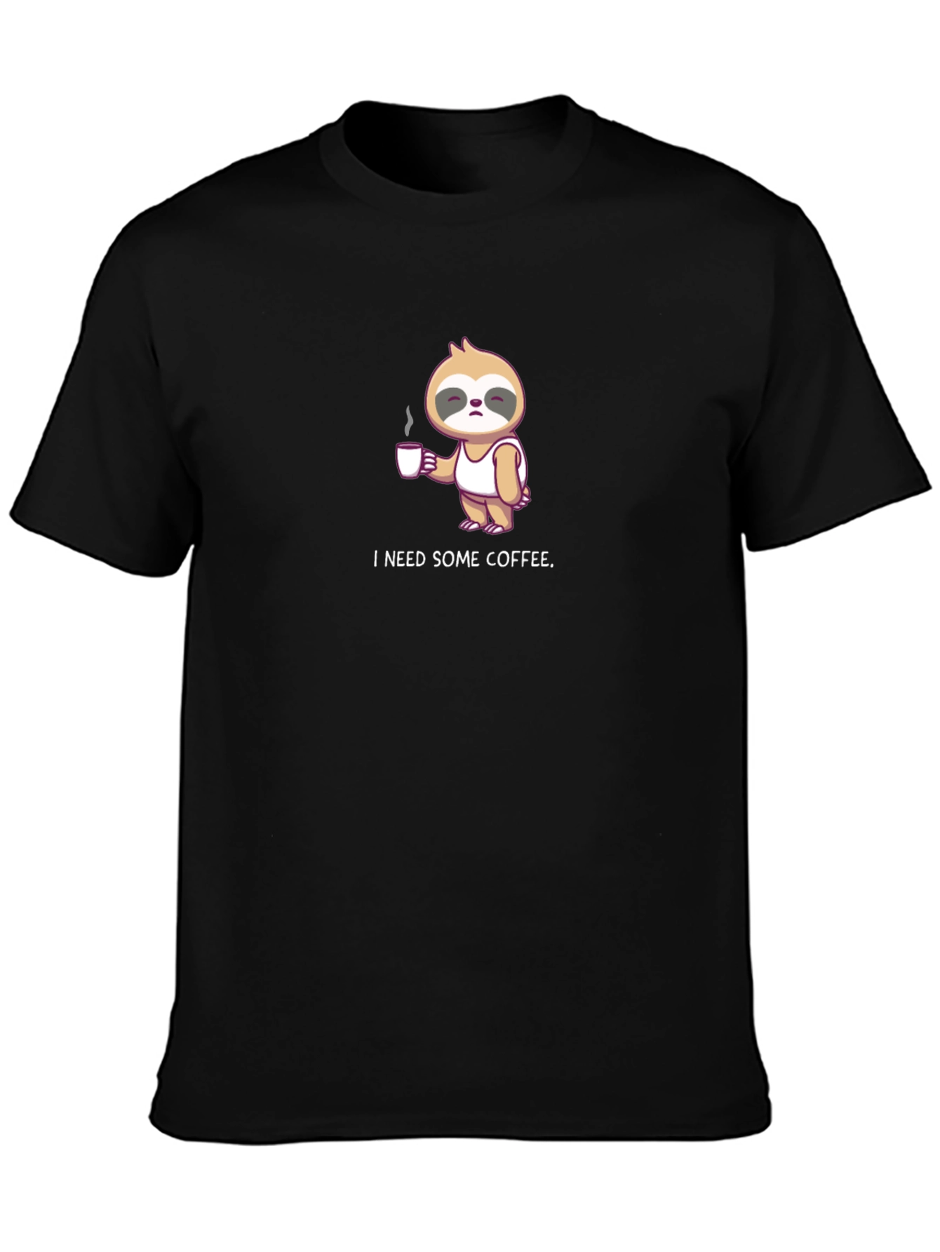 Sloth Coffee T-Shirt - Funny & Comfortable Casual Wear