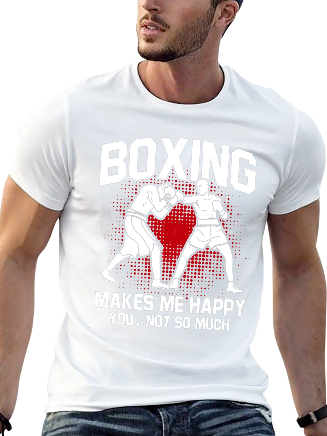 Boxing Makes Me Happy Graphic Tee