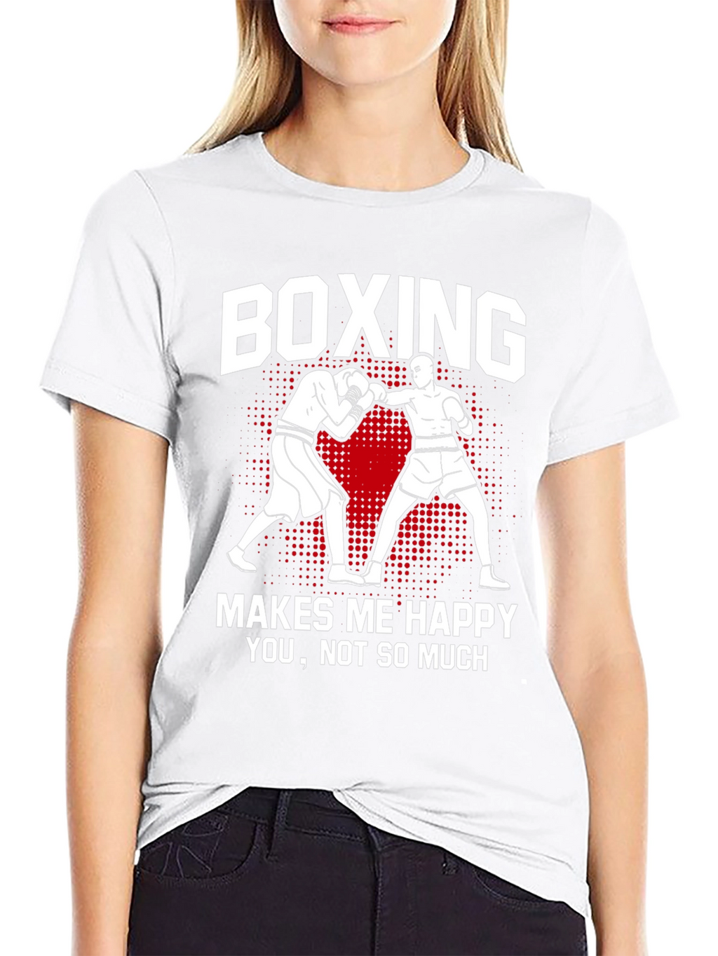 Boxing Makes Me Happy Graphic Tee
