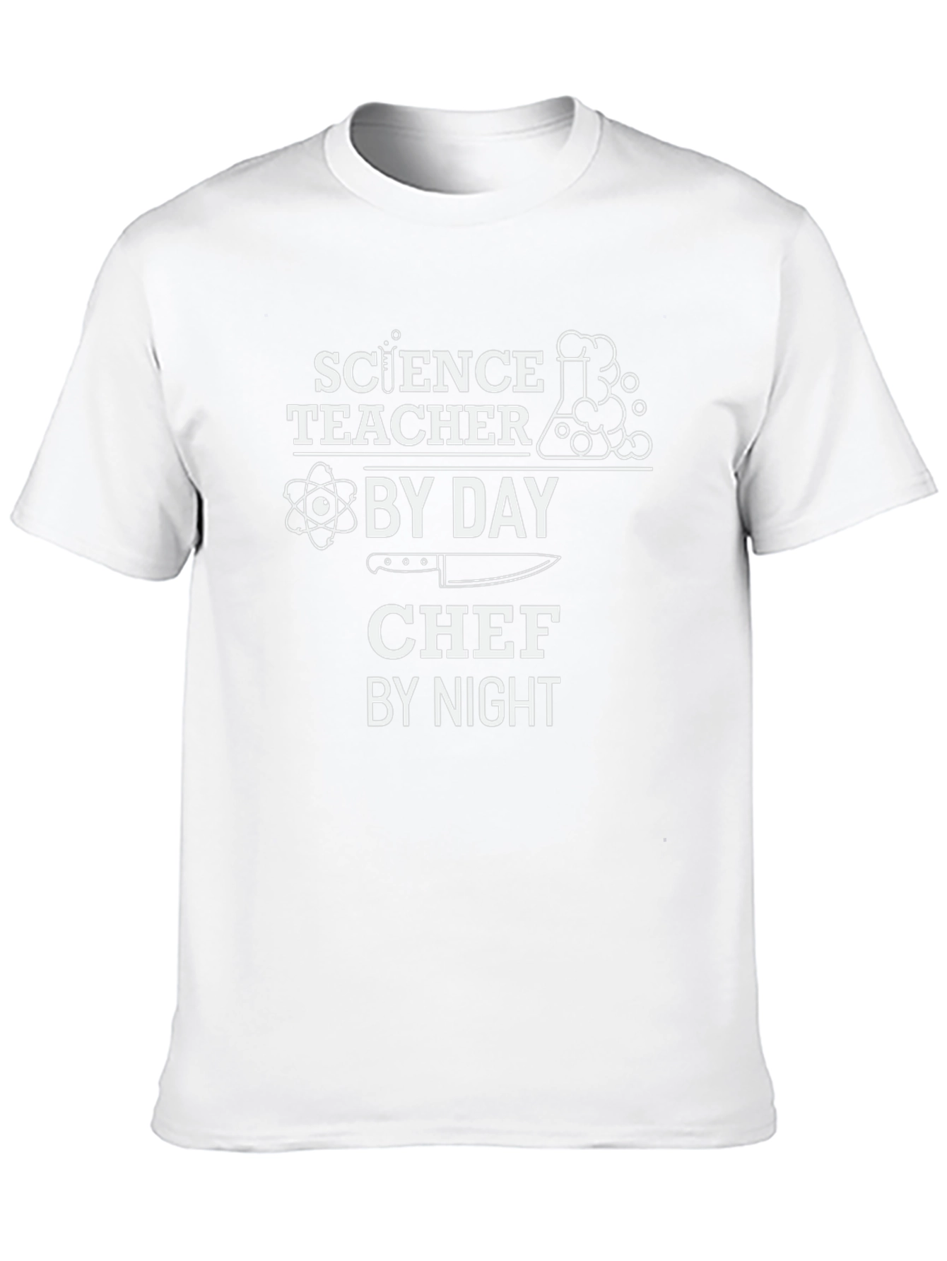 Science Teacher Chef Funny T-Shirt