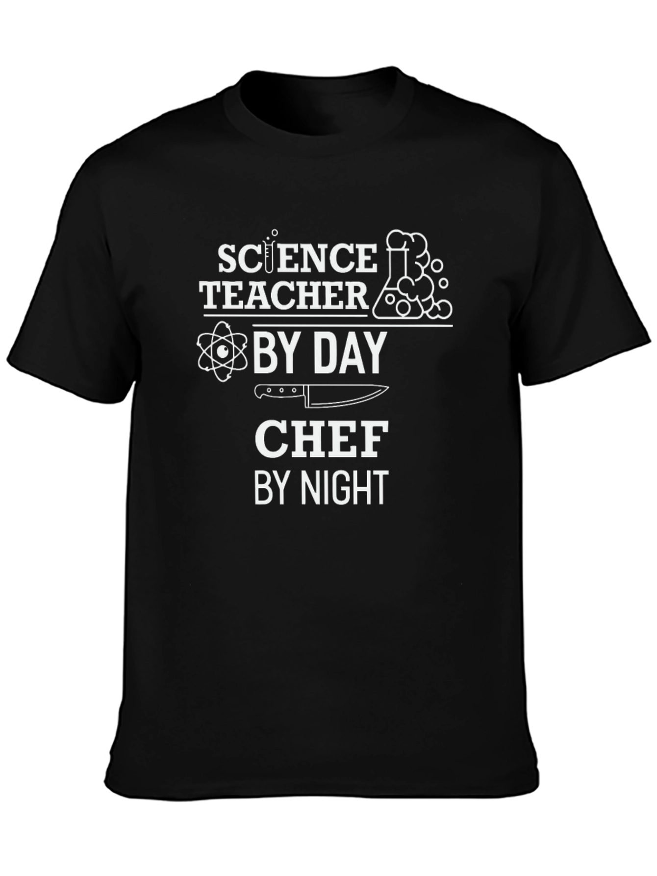 Science Teacher Chef Funny T-Shirt