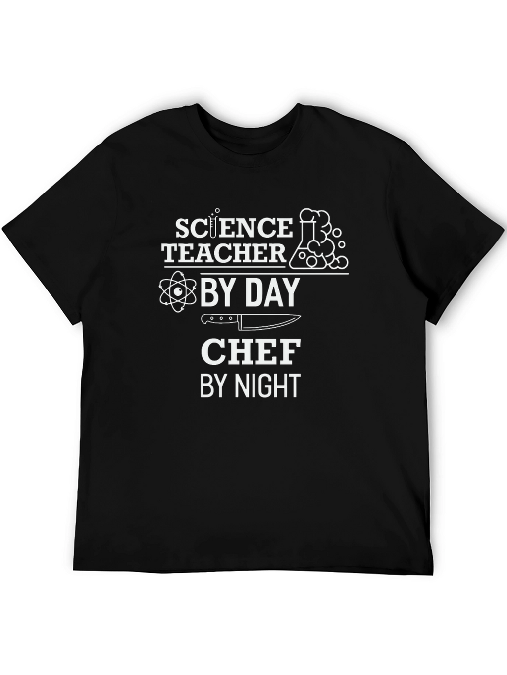 Science Teacher Chef Funny T-Shirt
