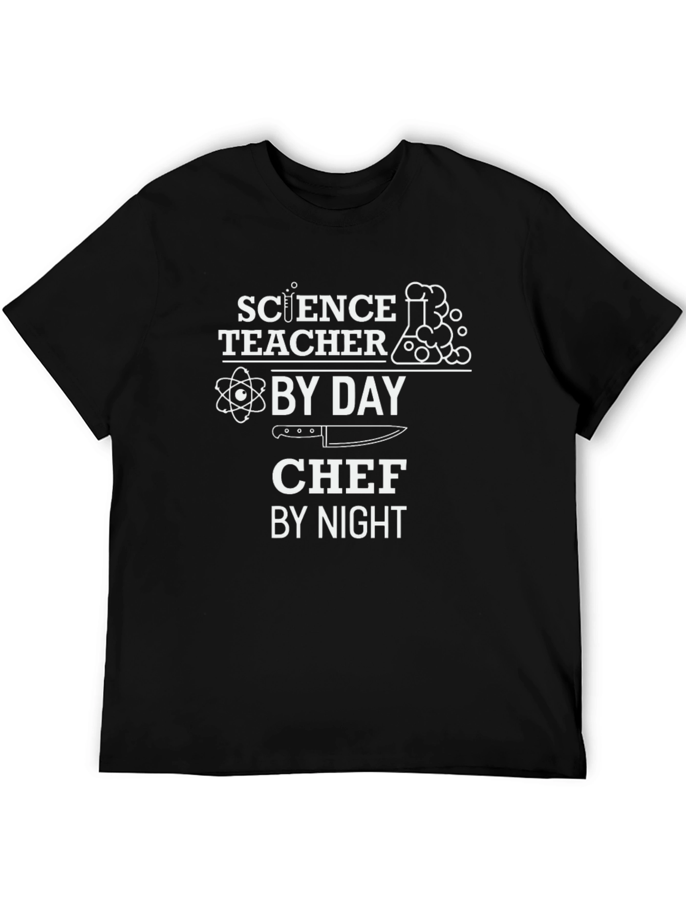 Science Teacher Chef Funny T-Shirt