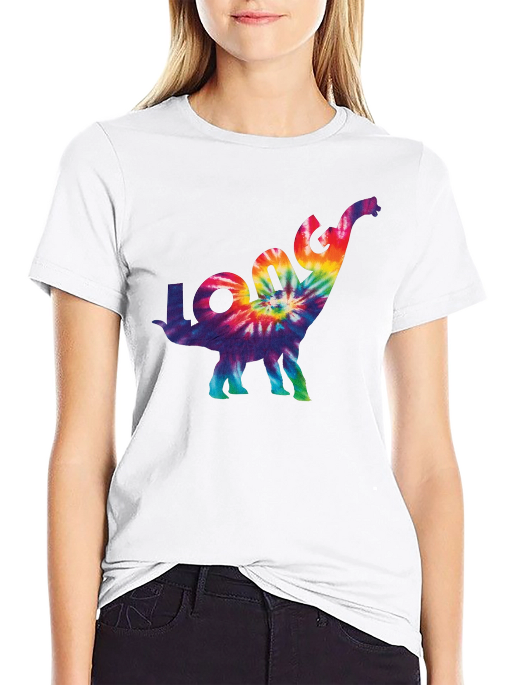 Tie-Dye Dinosaur Graphic Tee